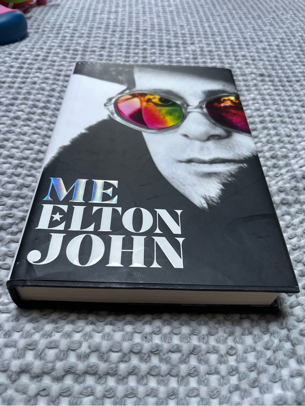 Elton John 'Me' Hardcover Book - Black with Multicolor Accent